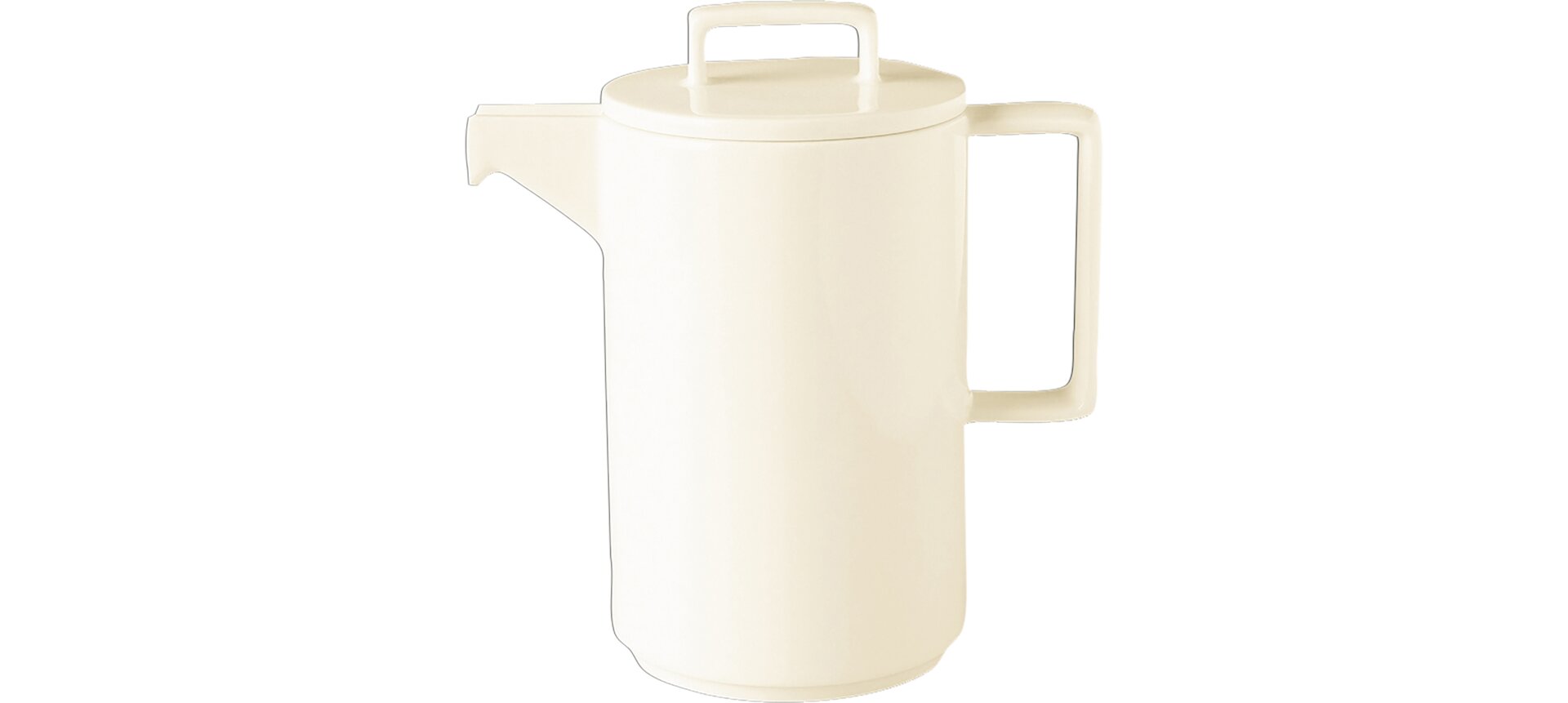 Nordic, Kaffeekanne mit Deckel ø 108 mm / 0,91 l creme 