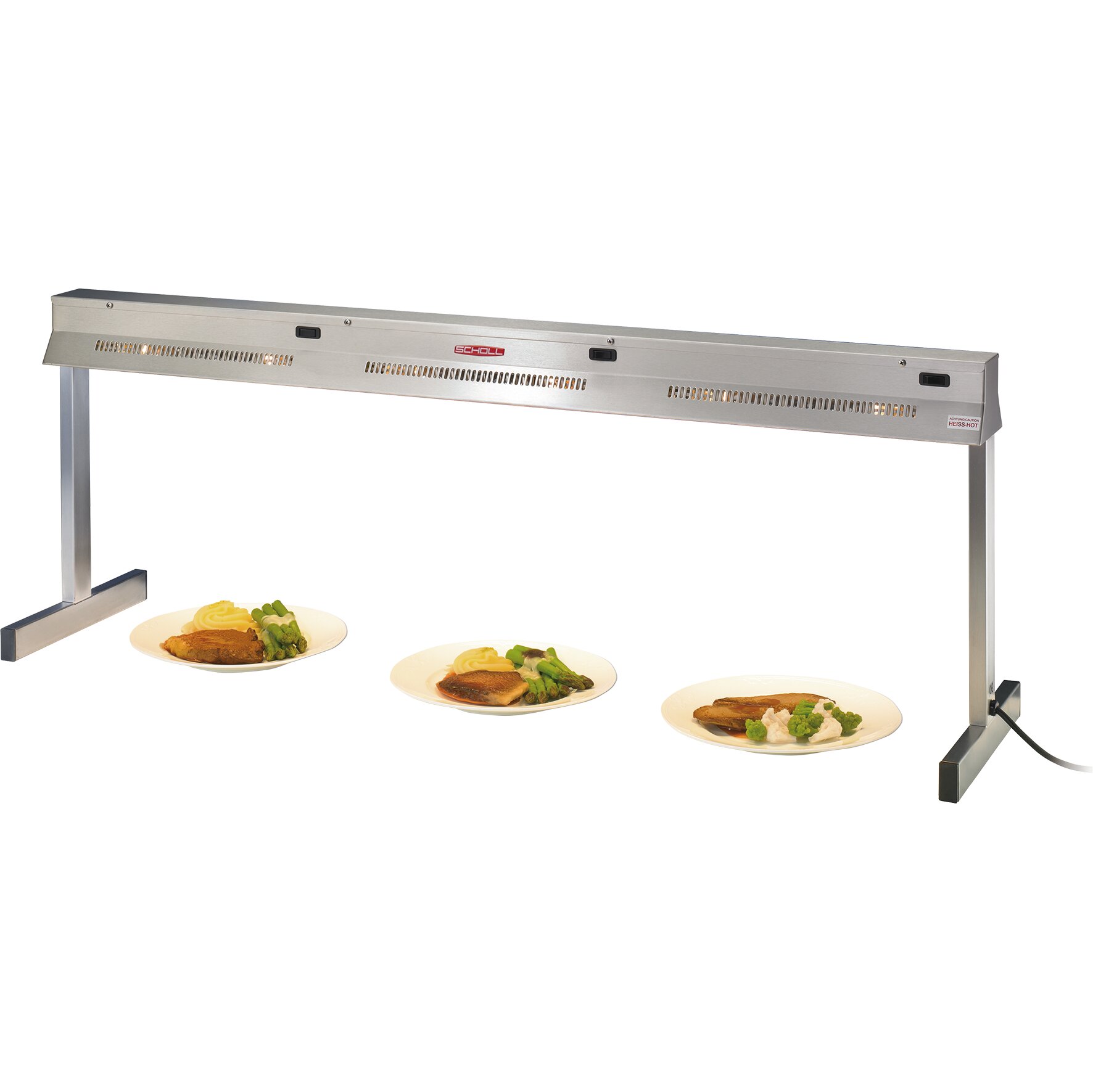 Quarz-Kompakt-Wärmebrücke 1 Strahler / 650 mm lang / 435 mm hoch