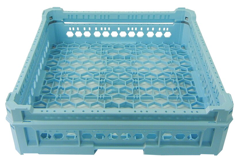Universalkorb, hoch, grobmaschiges Bodengitter, 500 x 500 x 145 mm