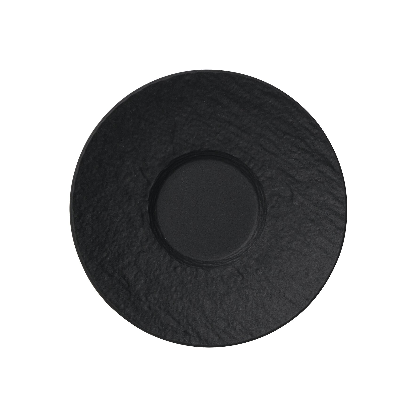 The Rock Black Shale, Untertasse ø 121 mm schwarz