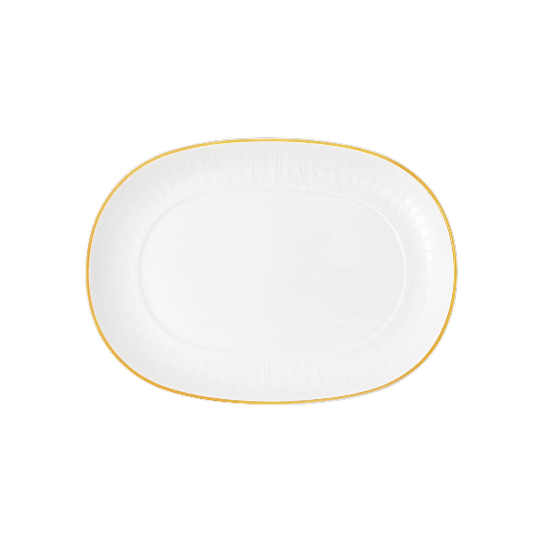 Château Septfontaines, Beilagenschale / Sauciere-Unterteil 203 x 145 mm weiß