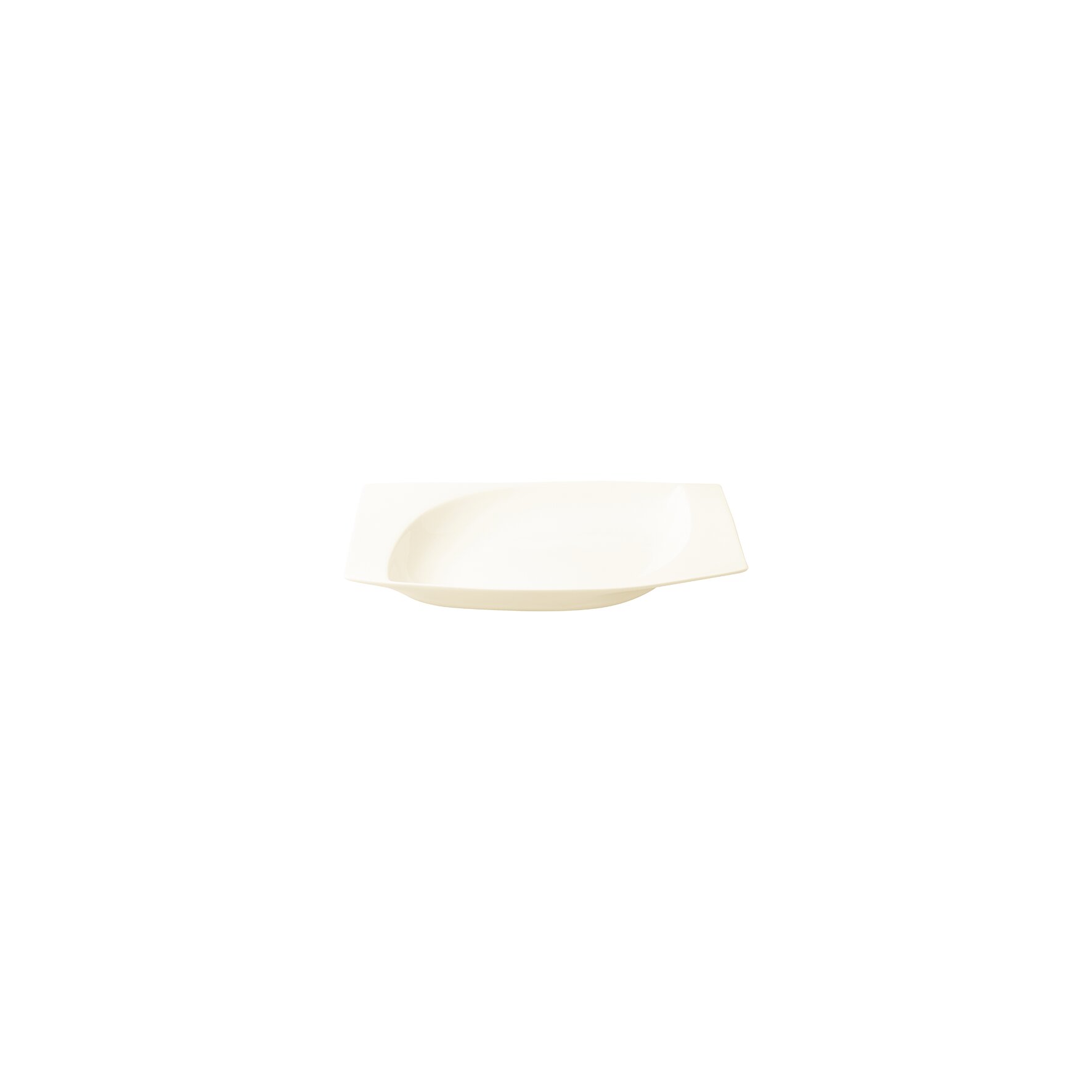 Mazza, Platte elipse 200 x 128 mm / 0,35 l creme