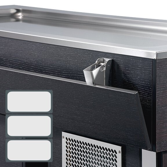 Tablettrutsche Wenge, für Büfetts GN 3/1