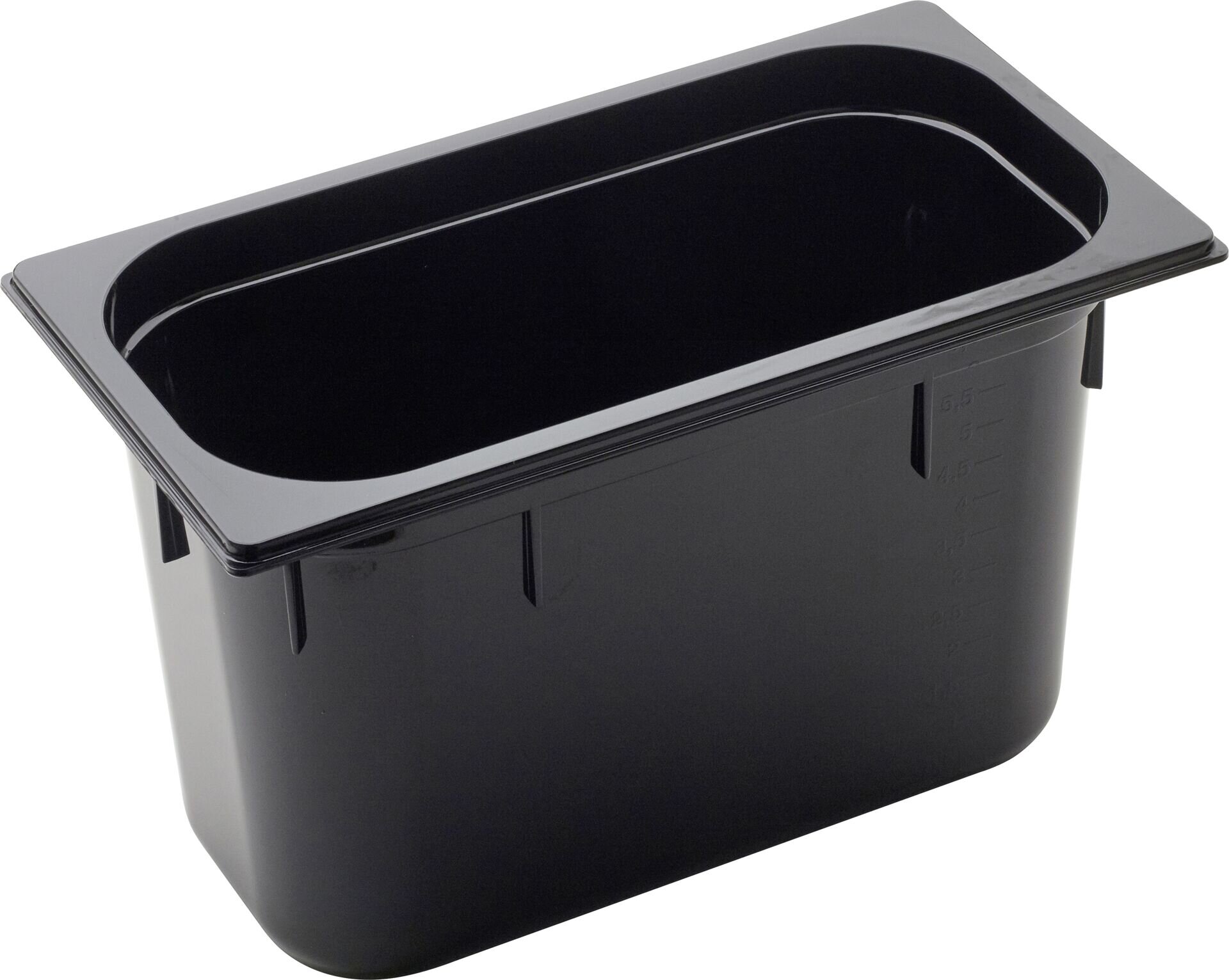 GN Behälter 1/3 Polycarbonat schwarz T: 200mm