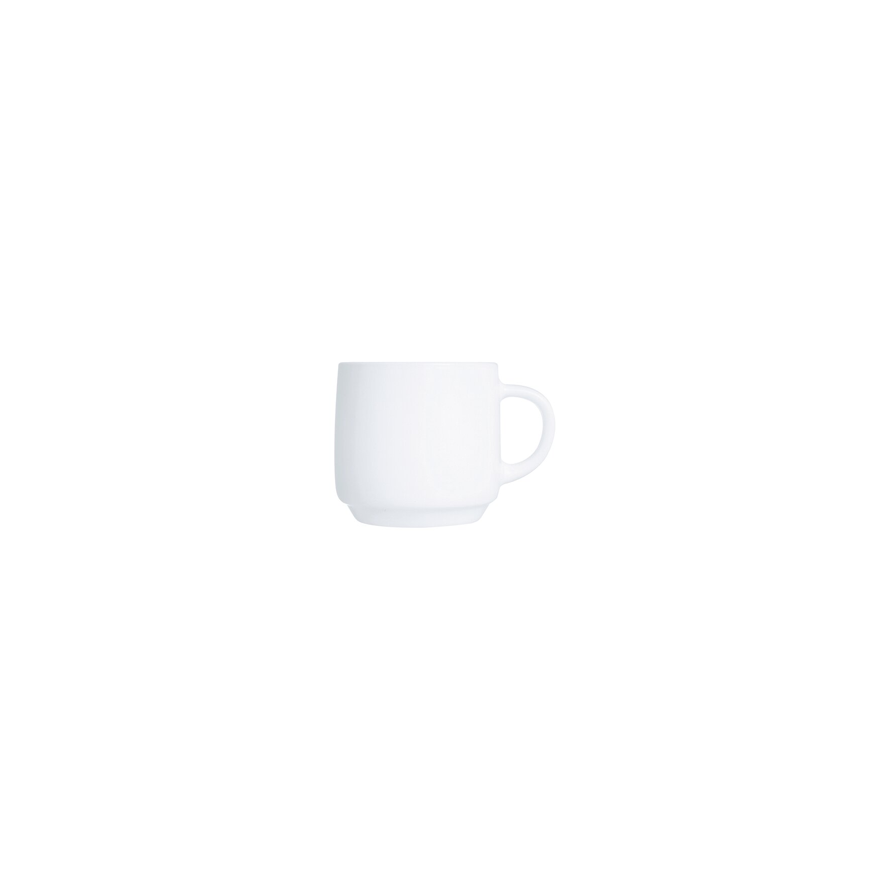 Intensity White, Baril Tasse stapelbar 0,19 l weiß
