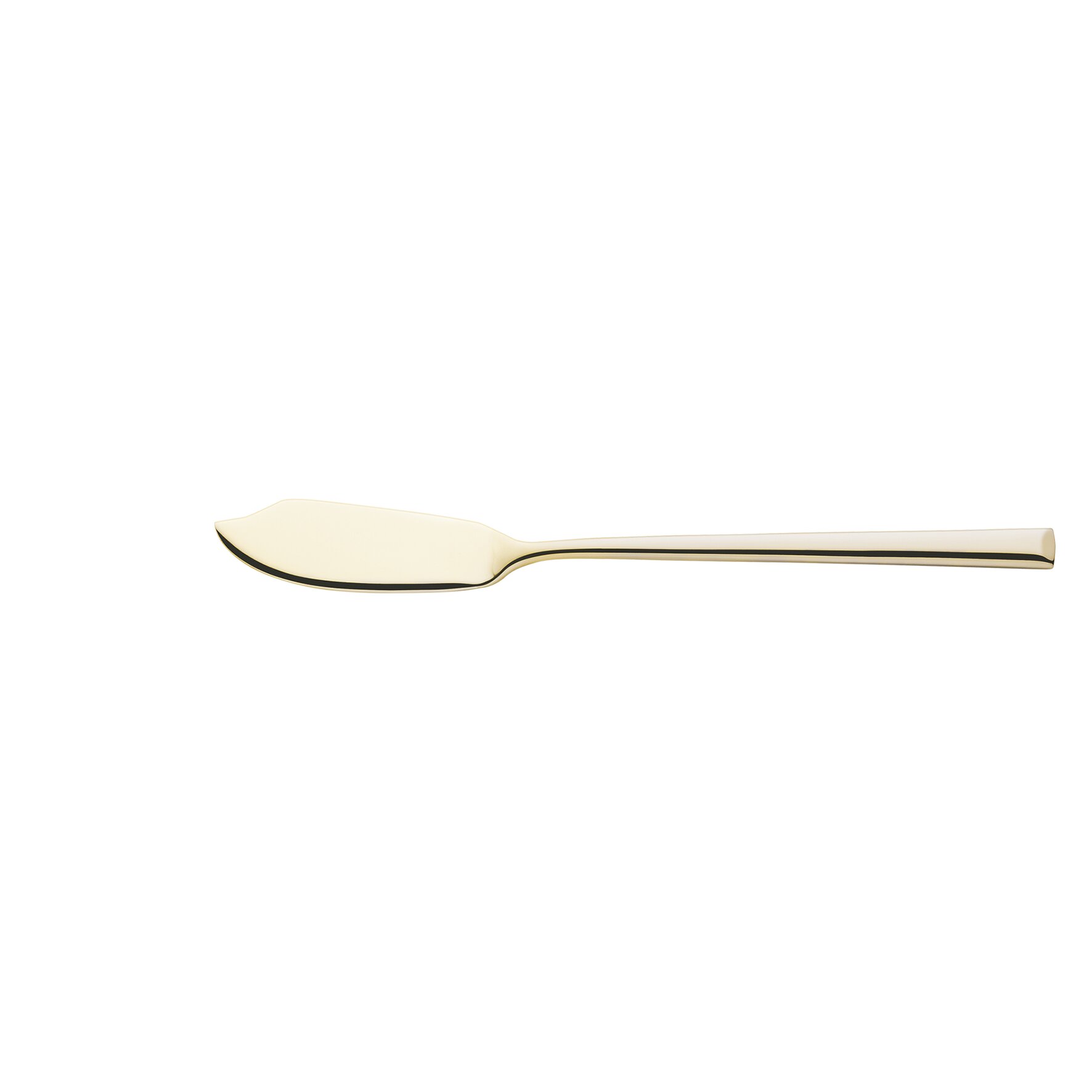 Metropole, Fischmesser 207 mm PVD champagner 