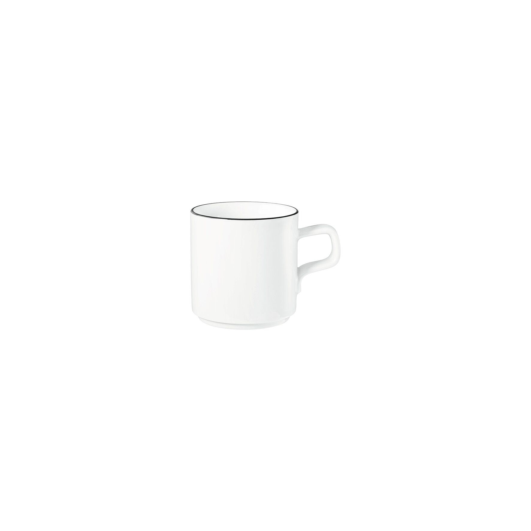 Good Mood Black Line, Becher mit Henkel ø 80 mm / 0,29 l