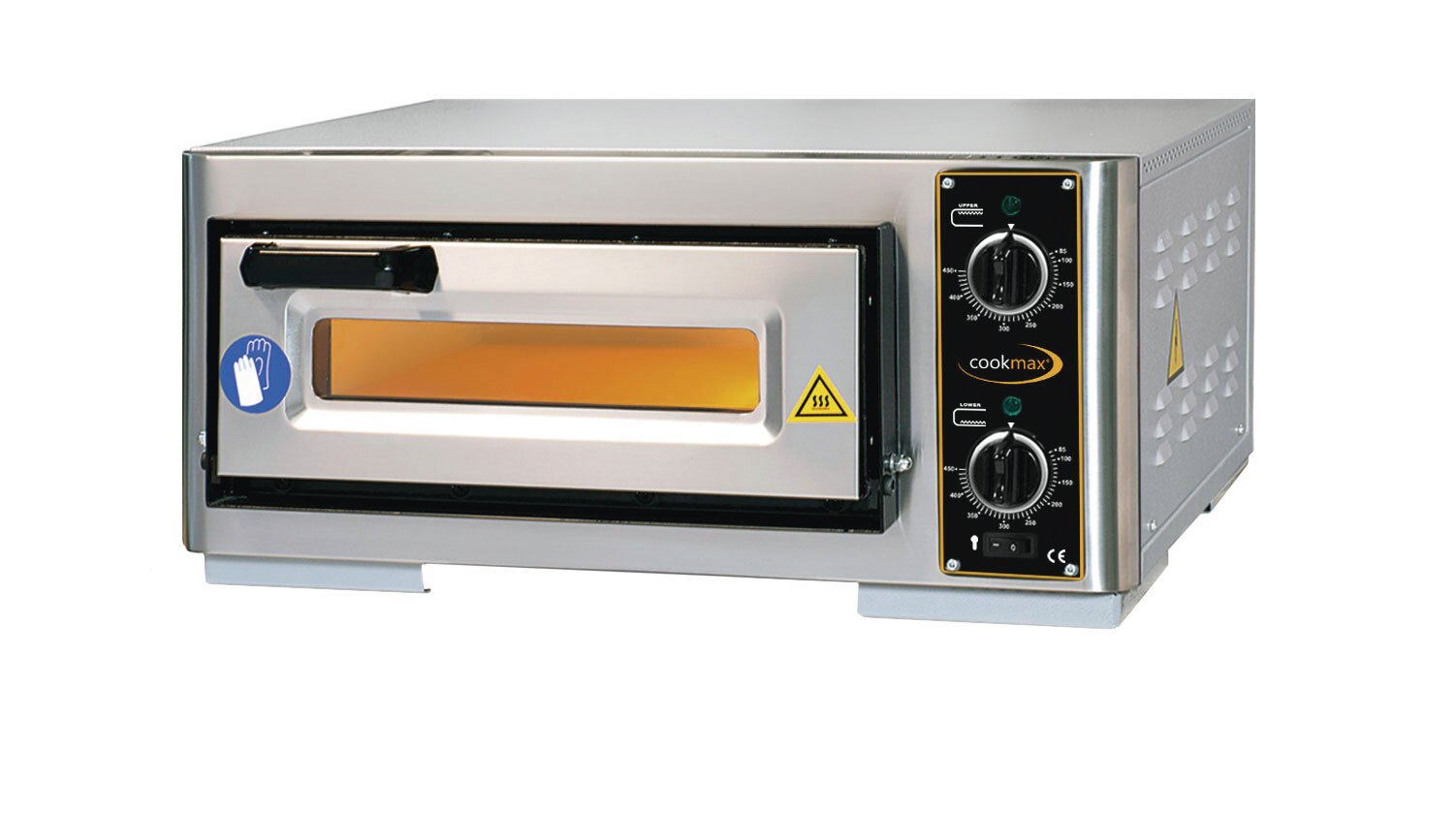 Pizzaofen, 1 Backkammer für 1 Pizza ø 400 mm